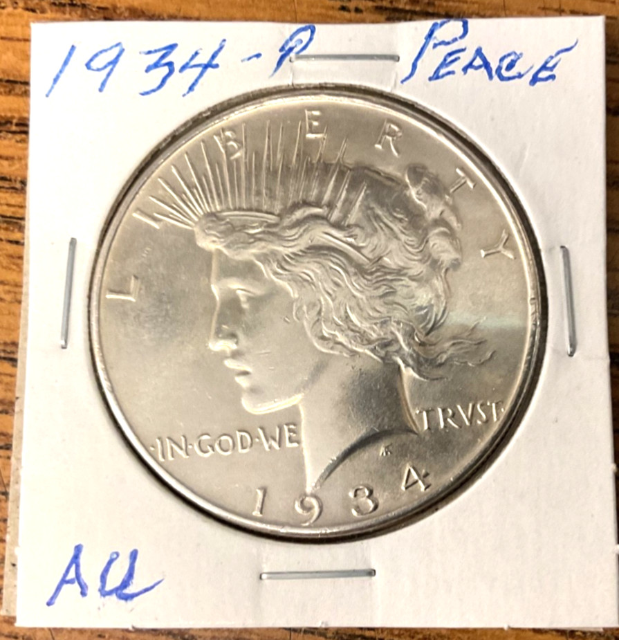 1934 Peace Dollar