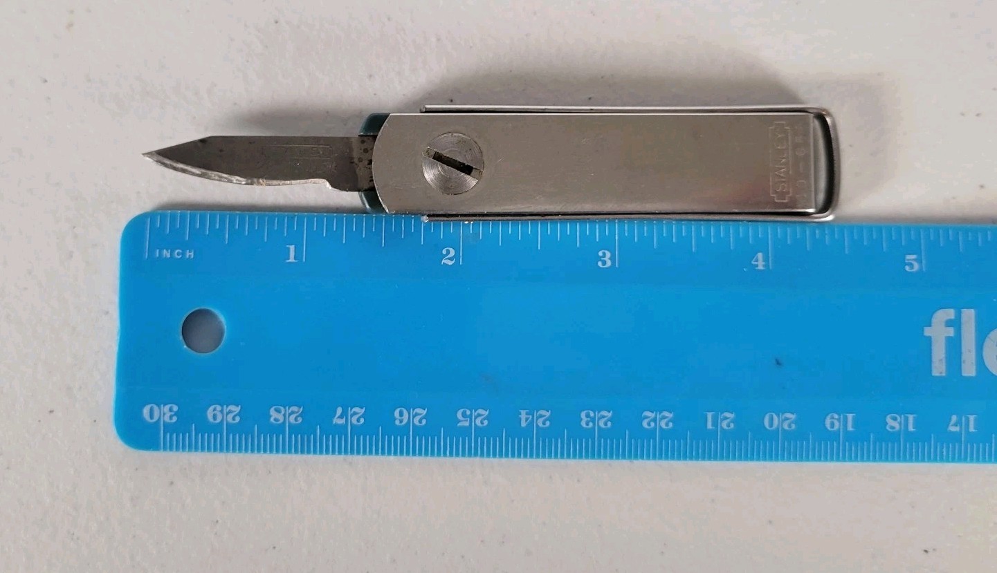 Vintage Stanley 10-059 Folding Pocket Utility Knife Made in USA