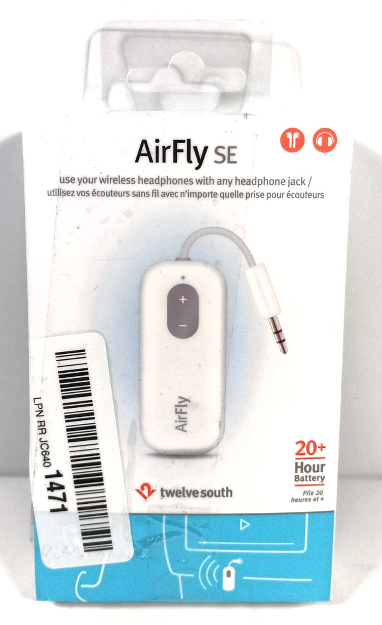 Bluetooth Wireless Transmitter Travel Dongle Headphone Jack Preowned