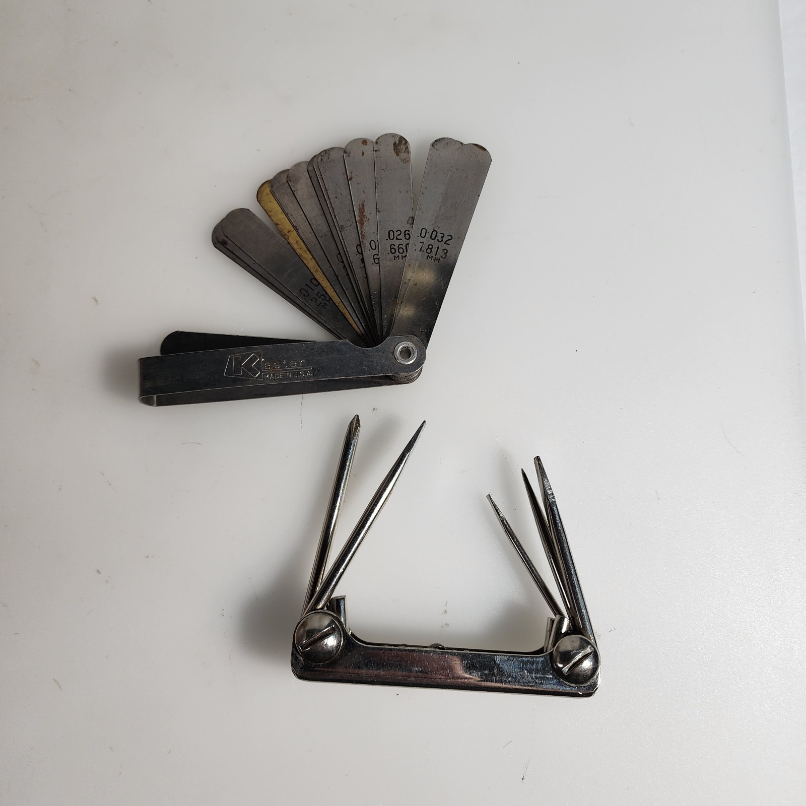 2 Eklind Tool Company NO. 45 Fold Uni Drive Multi Tool Screwdriver Kastar Feeler