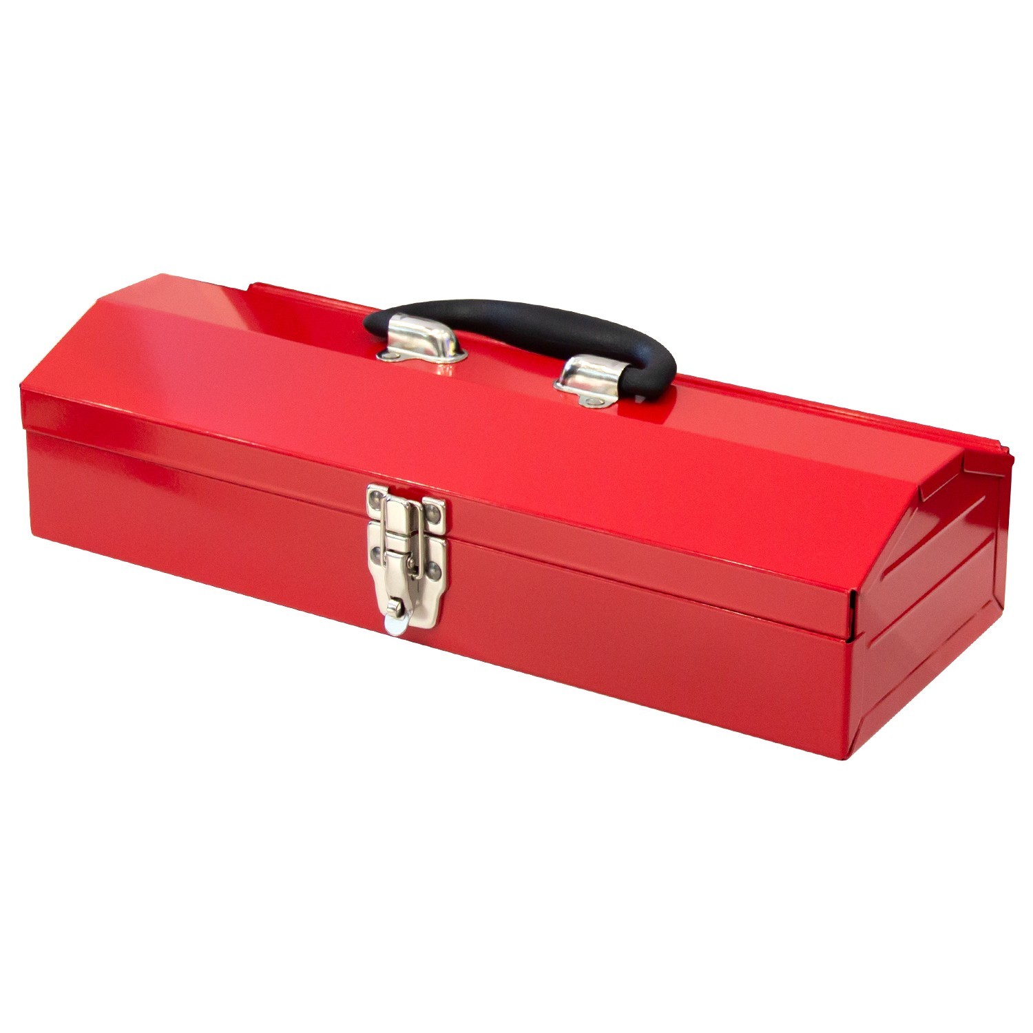 16" Portable Metal Tool Box Storage Tray Bin Workshop Tool Parts Organizer