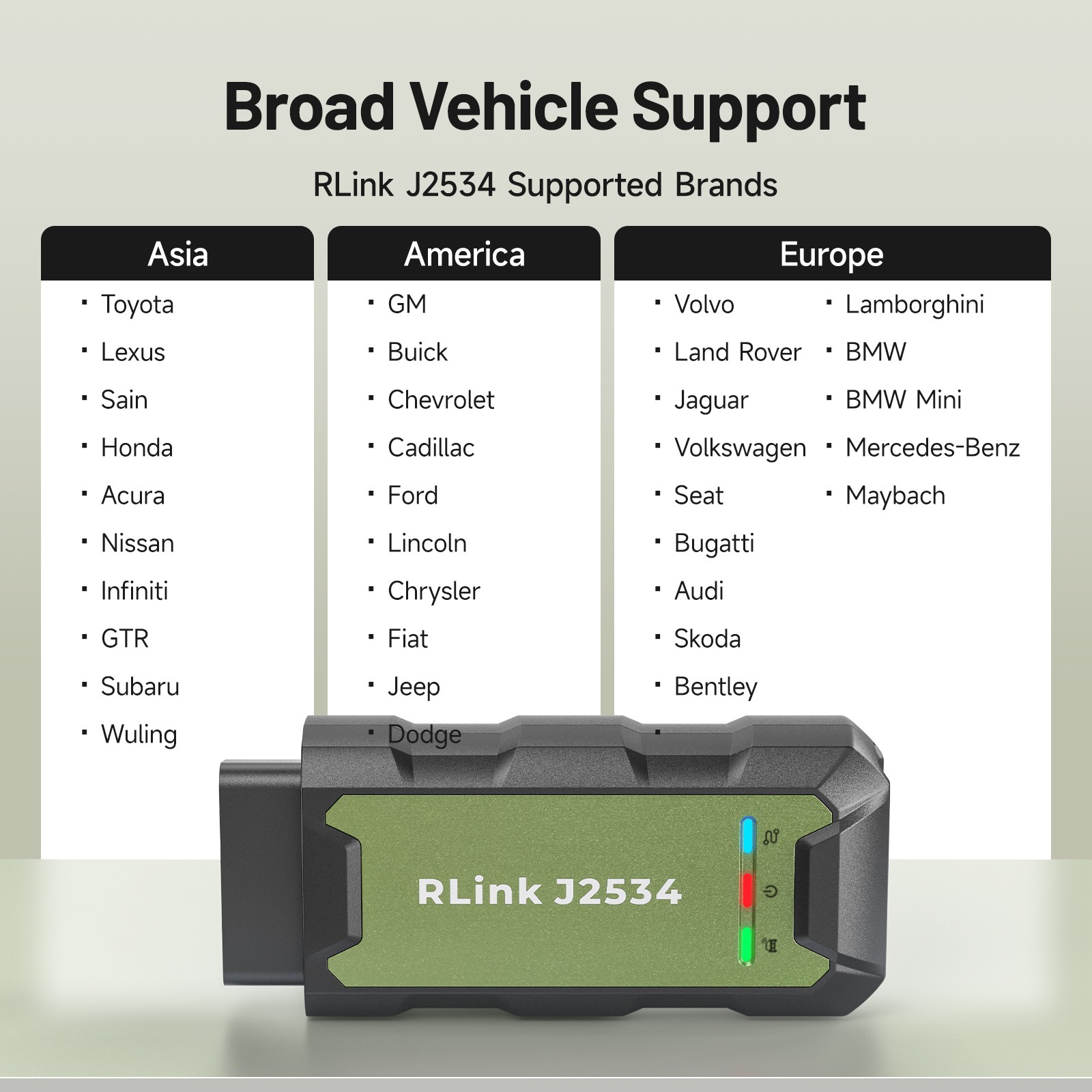 TOPDON RLINK J2534 Pass-Thru Diagnostic Tool