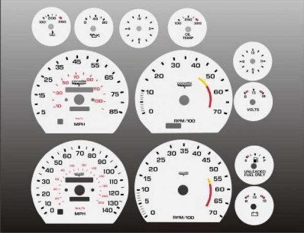 White Face Gauges for 1978-1982 Chevrolet Corvette