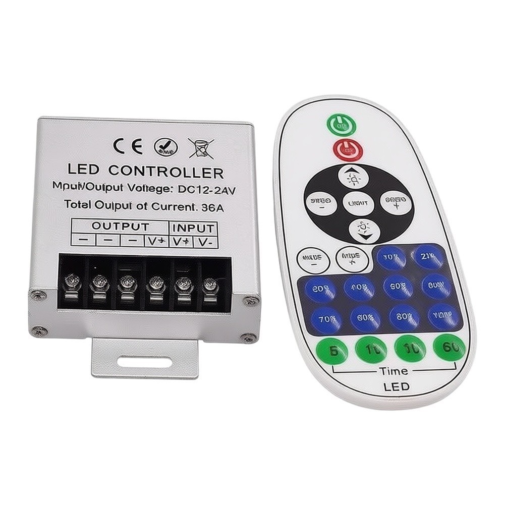 23 Button LED Controller Aluminum Enclosure DC12 to 24V 36A Load Support