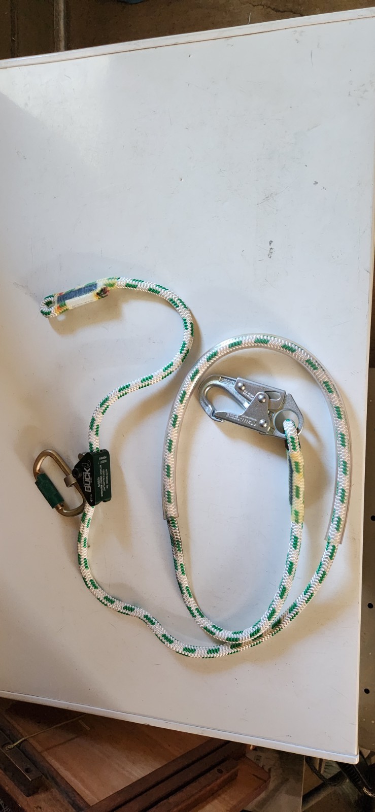 Buckingham Adjustable Positioning Lanyard Rope Harness Model 9-8