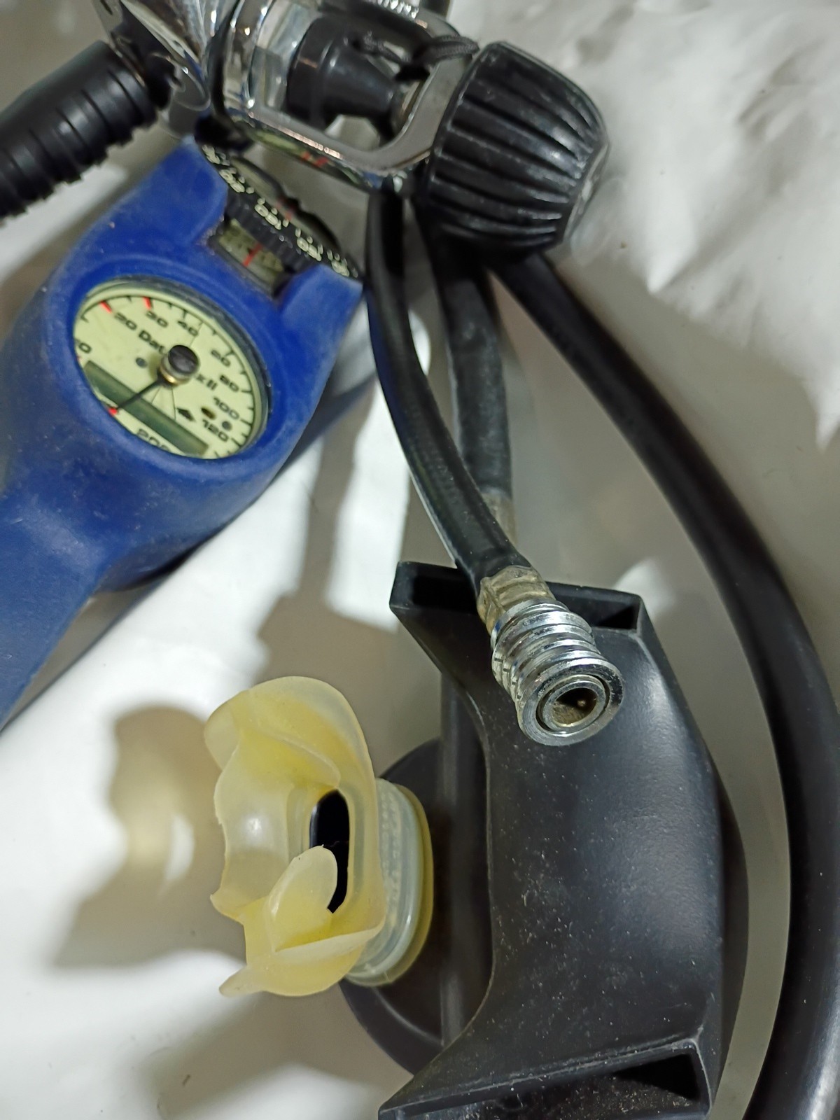 Oceanic Scuba Regulator Assembly w/ SPG Power Inflator Second Stage Untested