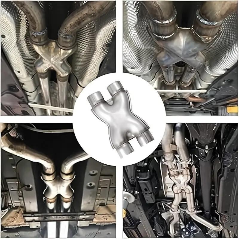 Ford , Mopar , Chevy , Mustang , Nova , 2.5" EXHAUST CROSSOVER , X PIPE ,