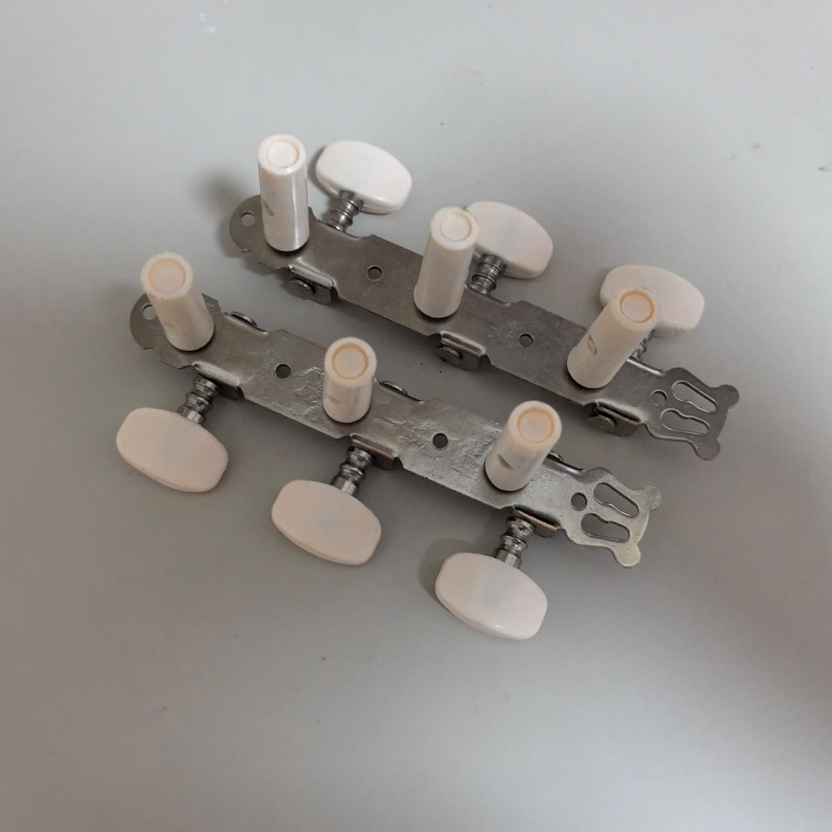Acoustic Classical Guitar Tuning Pegs Keys Tuners Machine Heads Set Chrome