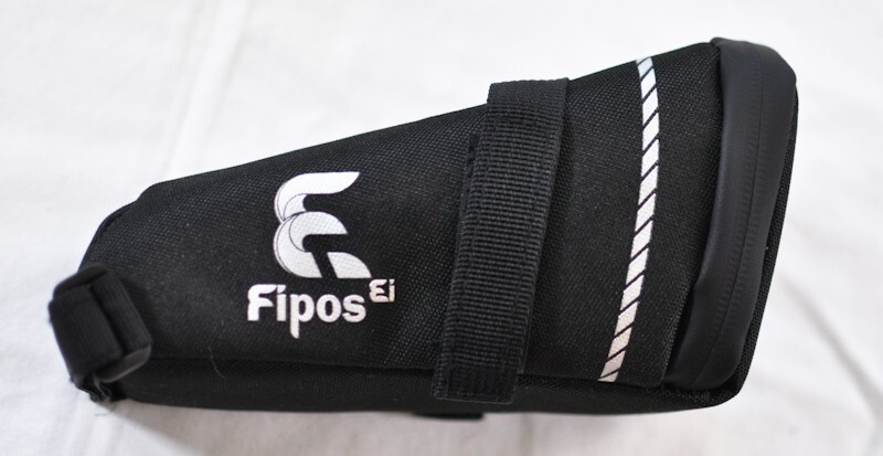 Fipos bicycle saddle bag and multitool lightweight quick release water resistant