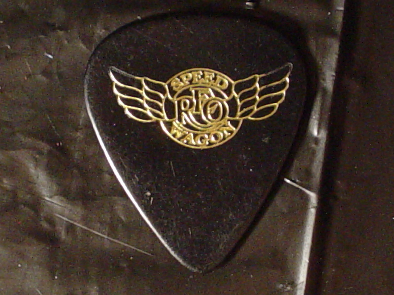 REO SPEEDWAGON Classic Rock Band Wing Logo BRUCE HALL Concert Tour GUITAR PICK