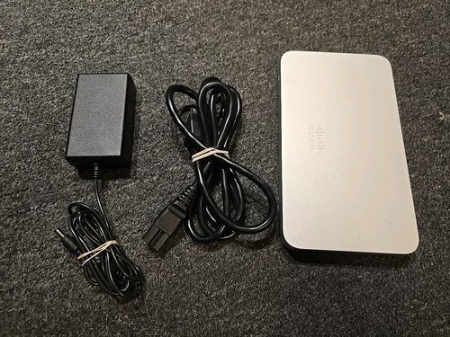 Cisco Meraki MX64-HW Cloud Managed Security Appliance w/AC Adapter Unclaimed