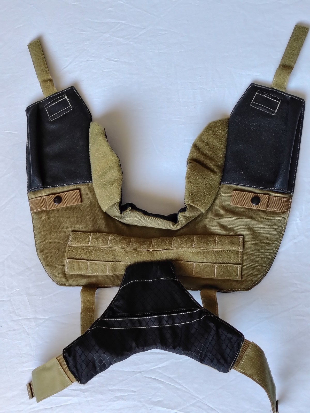 Surplus Modular Armor System Shoulder Carrier And Throat Protection Read Ad