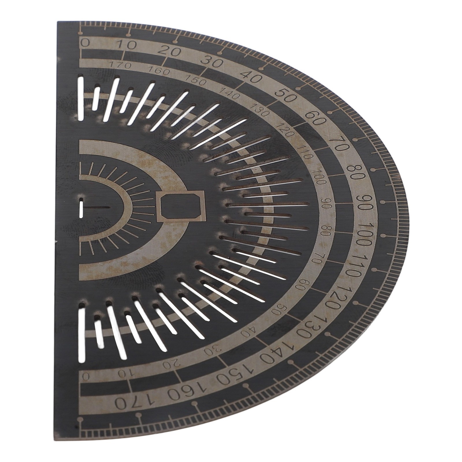 Stainless Steel Protractor for Accurate Angle Measurement in Craft Projects