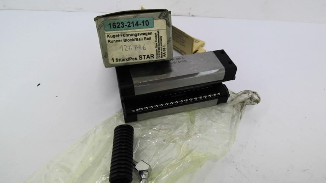 Star 1623-214-10 Runner Block/Ball Rail