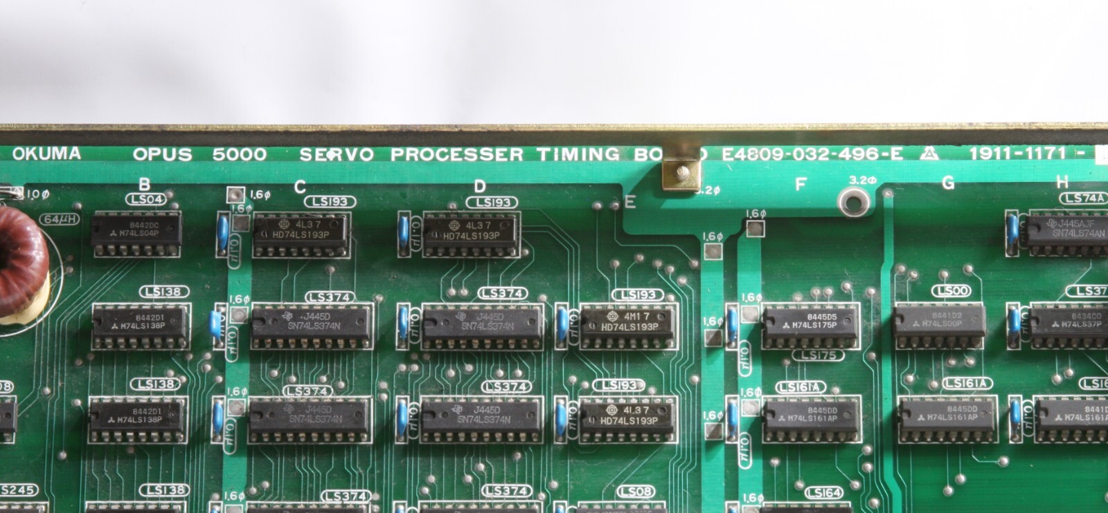 Okuma Servo Processer Timing Board E4809-032-496-E Opus 5000