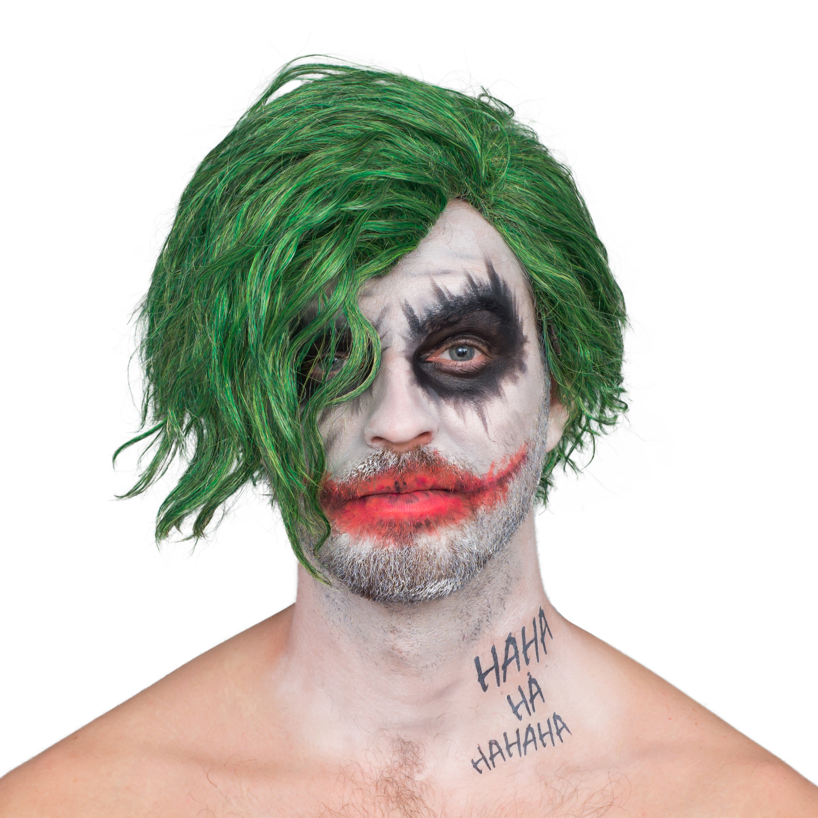Adult Mens Killing Joke for Halloween Costume Parties Accessory Green Deluxe Wig