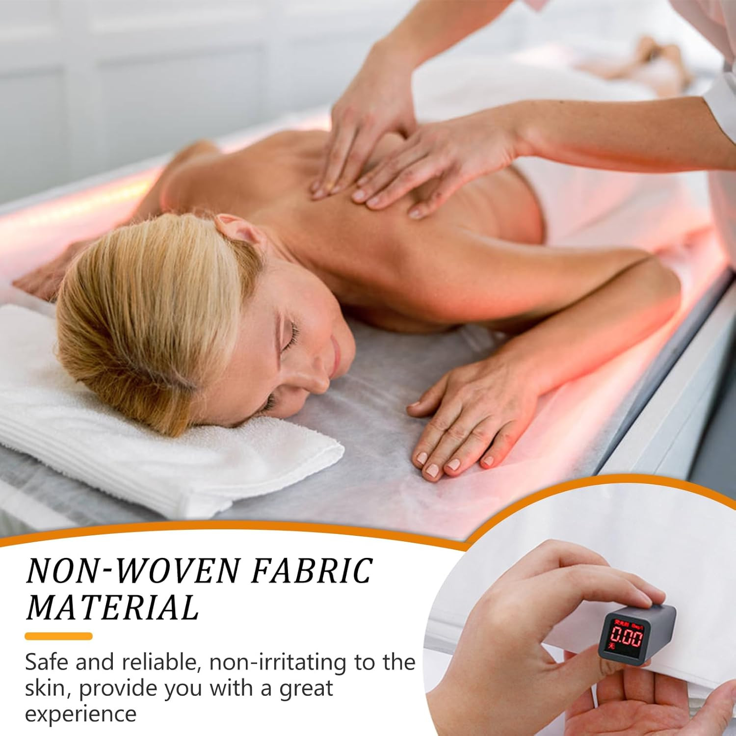 100PCS Massage Table Sheets, Disposable Bed Sheets for Massage Table, Spa Bed Co