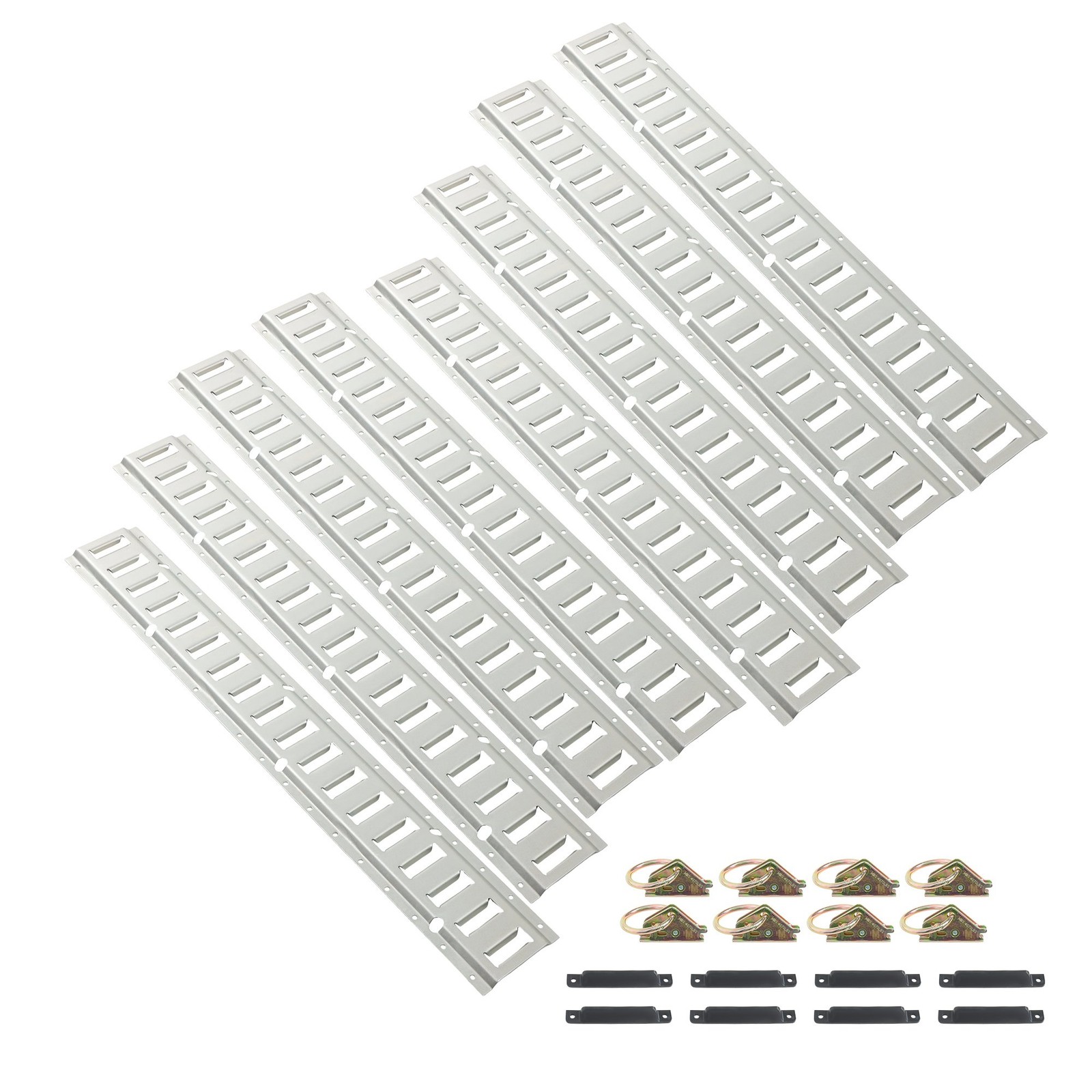 Universal 24 Pack 3' E Track Tie Down Rail System New For Trucks Trailers