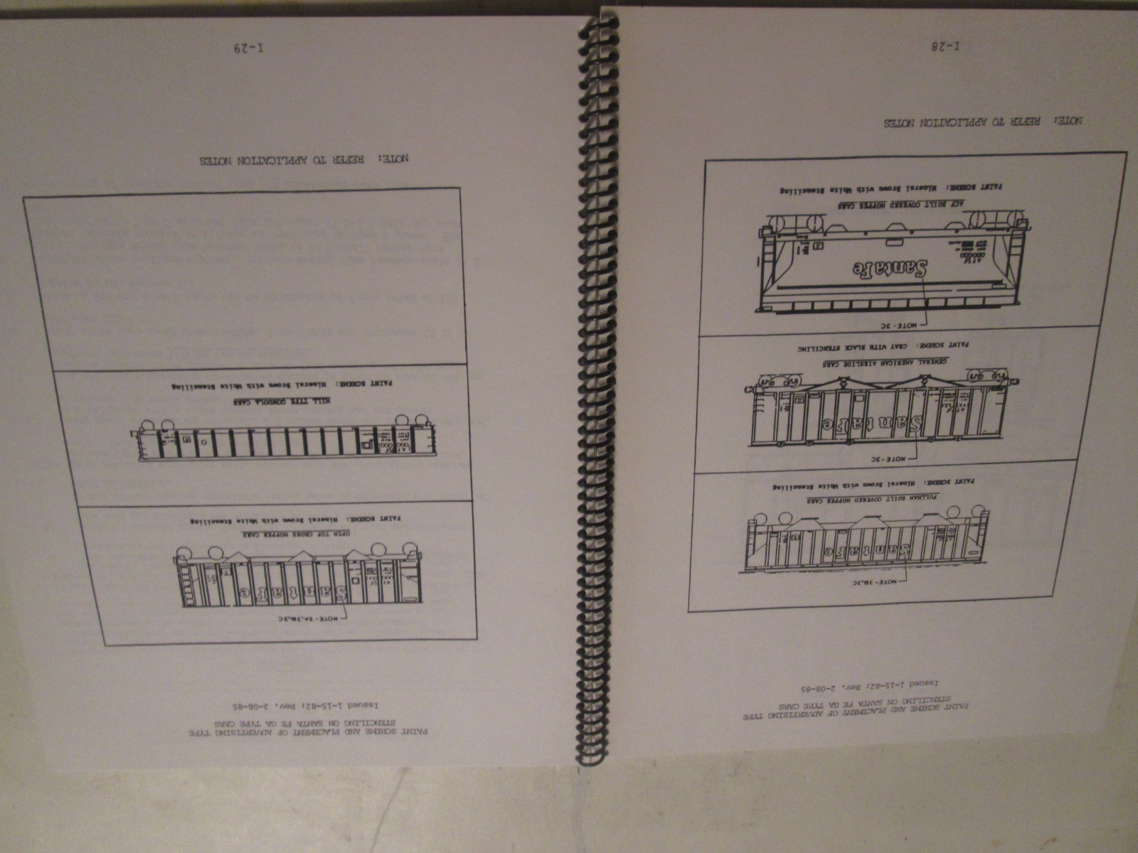 General Instructions for ATSF Car Lettering