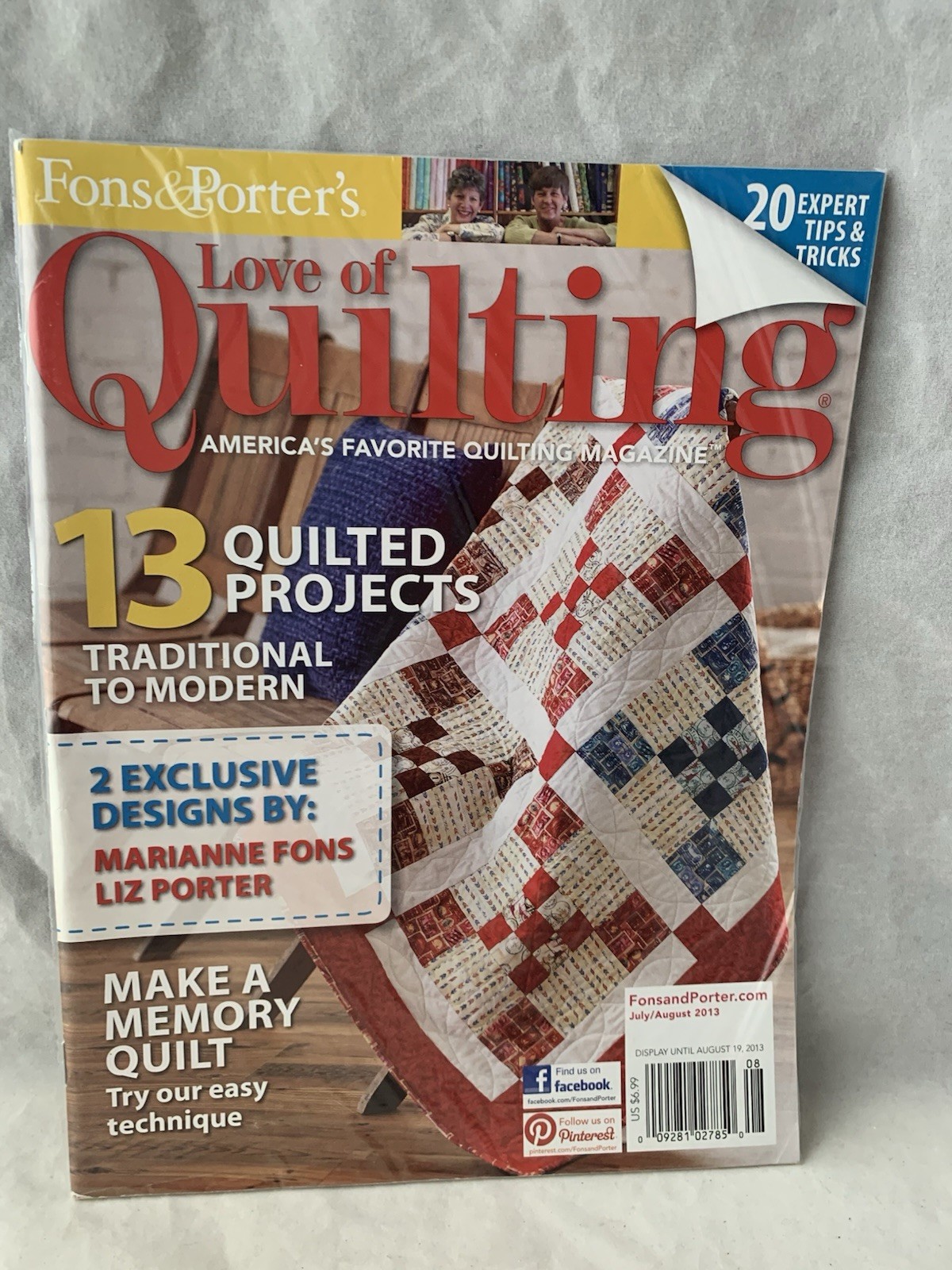 Fons & Porters Love of Quilting Magazine July/August 2013 13 Projects        R12