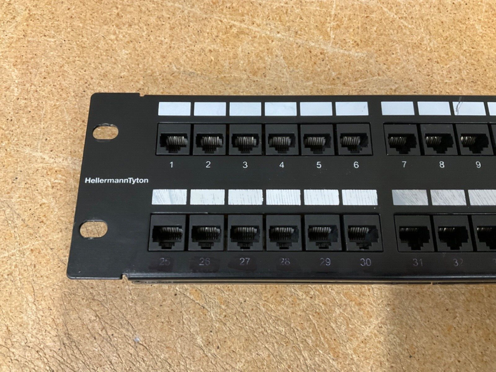 Lot of 3 HellermannTyton CAT 5e 48-Port Patch Panels