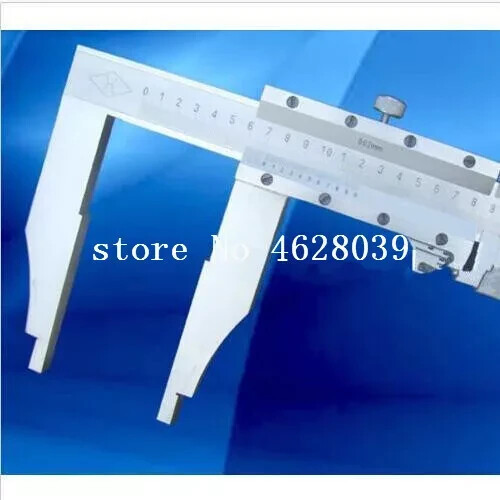 New 0-1000mm Vernier Caliper stainless fine adjustment 125mm 5" jaw depth
