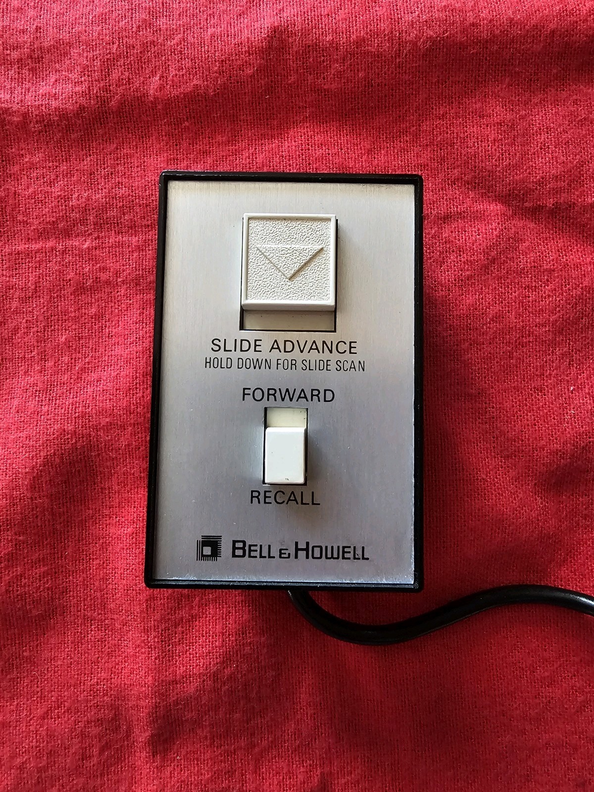 Vintage Bell & Howell Slide Advance Remote Control Forward Recall Projector