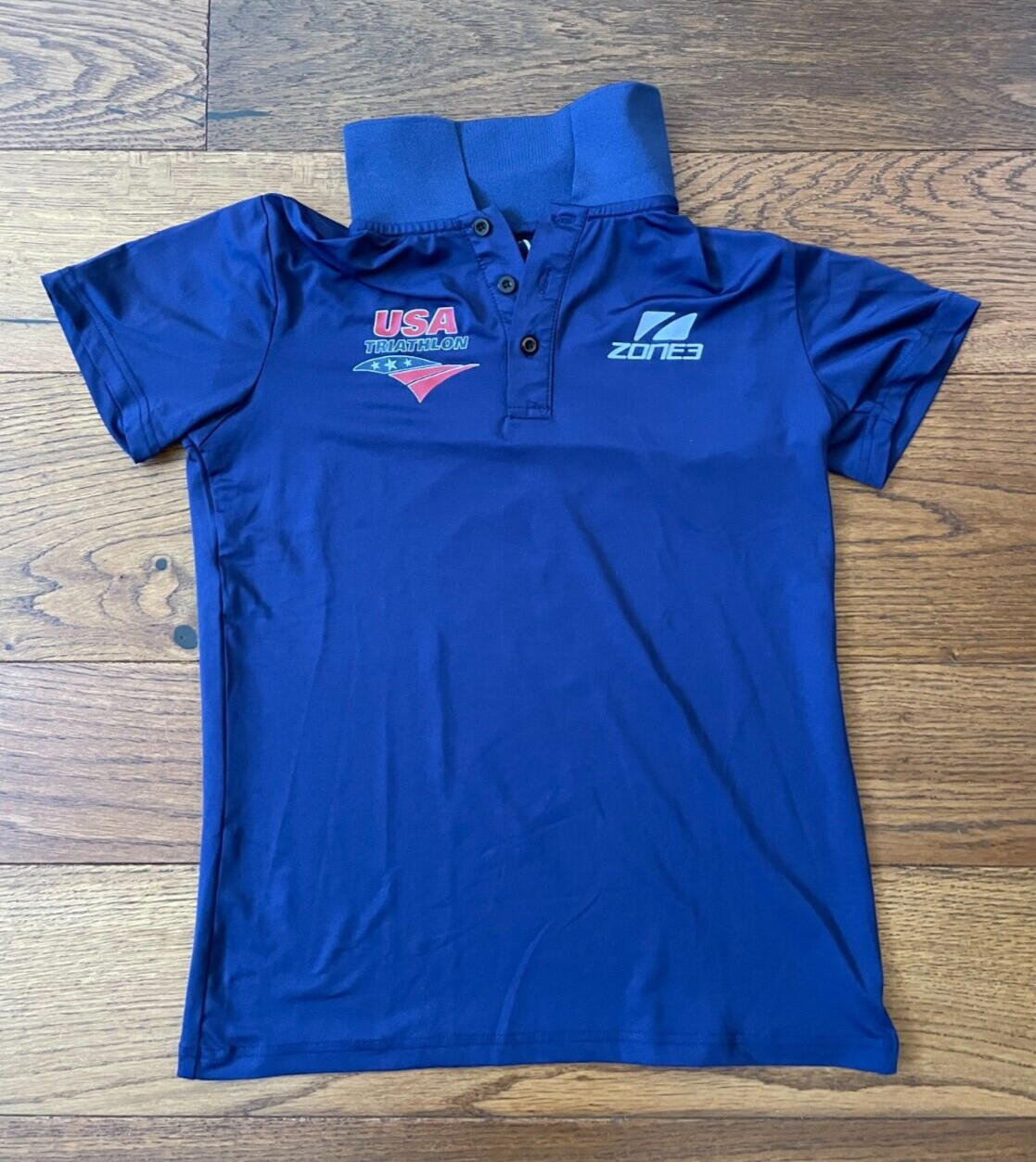 USA Triathlon Zone3 Women's Team Polo Size Small Zone 3