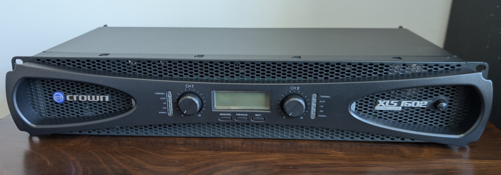 Crown XLS1502 2-Channel 525 Watt Amp Power Amplifier - Tested & Working!