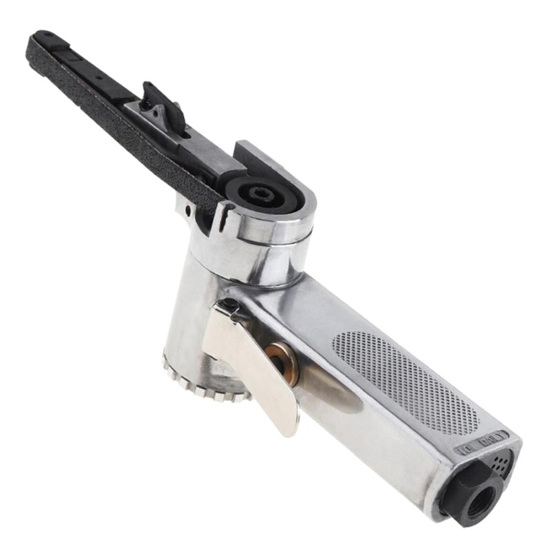 Air Powered Belt Sander With 13 Inch Abrasive Belts Ergonomic Grip 1.5HP Motor