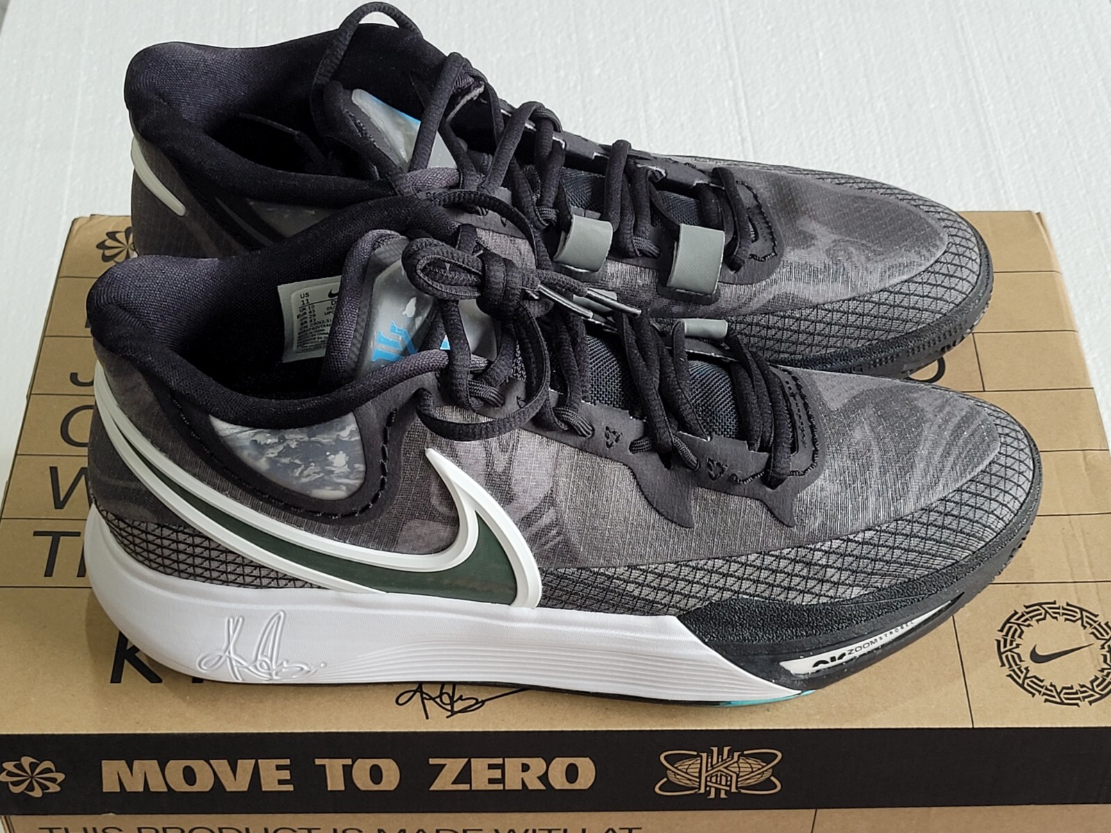 Nike Kyrie 8 'Orca' Size 13 Mercury/Grey Men Shoes Sneakers DJ6017 001