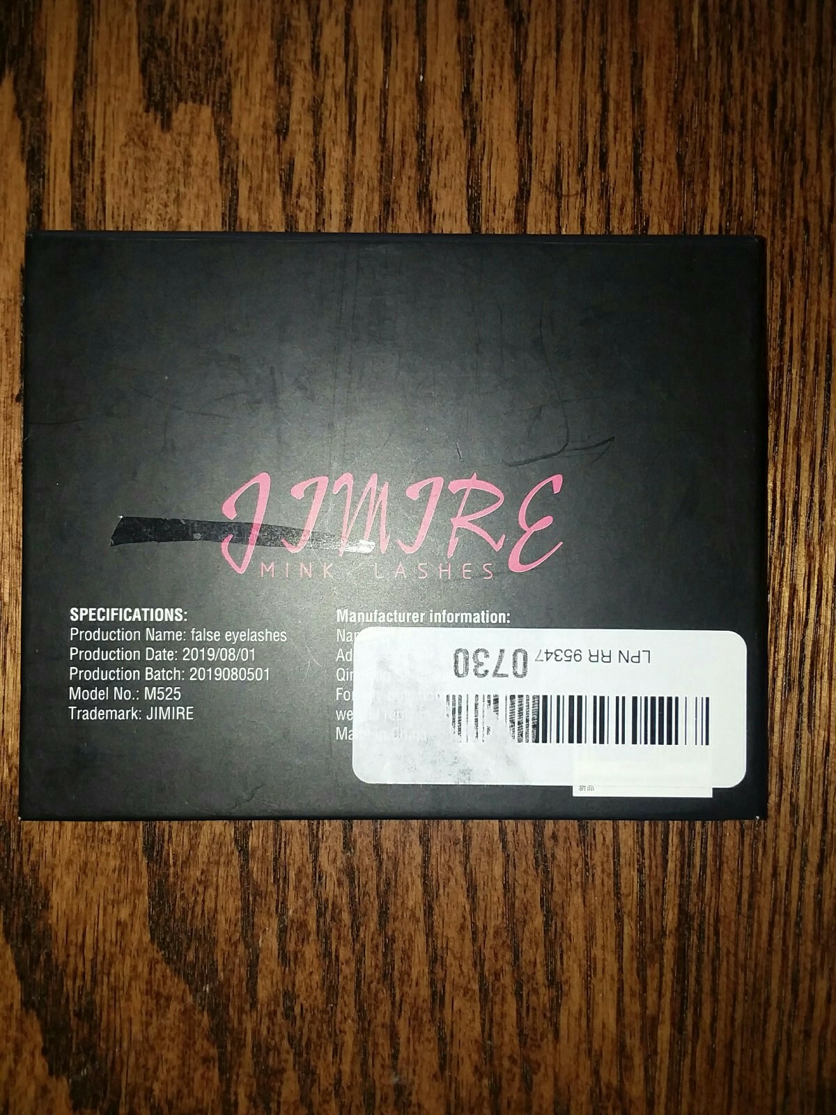 JJMJRE Mink Lashes 25 mm