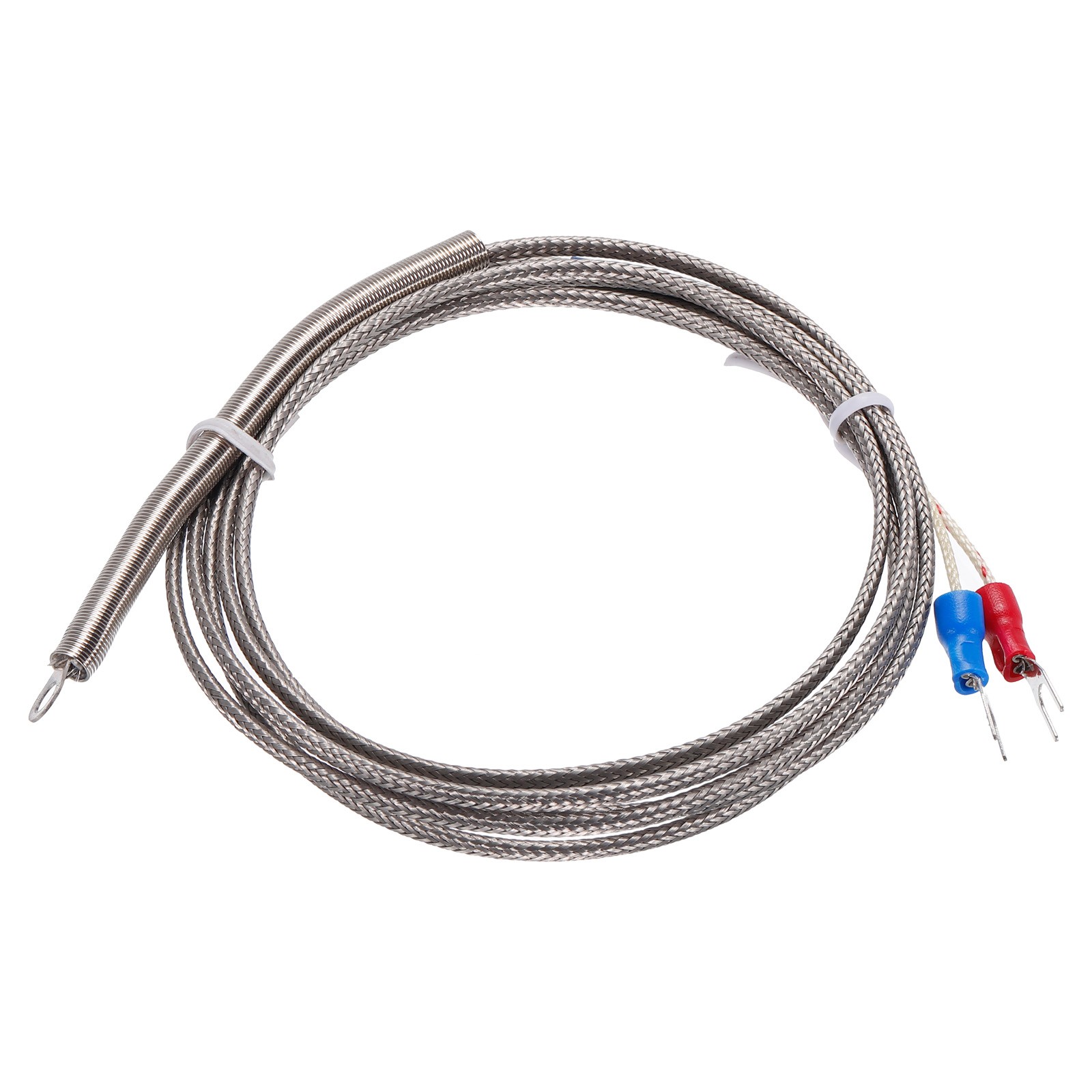 K Type Thermocouple Temperature Sensor 4mm Ring 5ft Wire 0 to 600°C