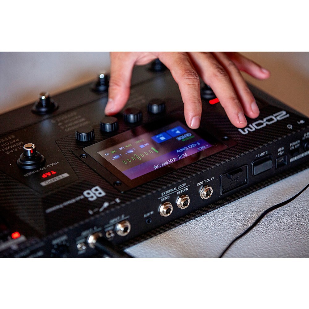 Zoom B6 MultiEffects Processor for Bass Black