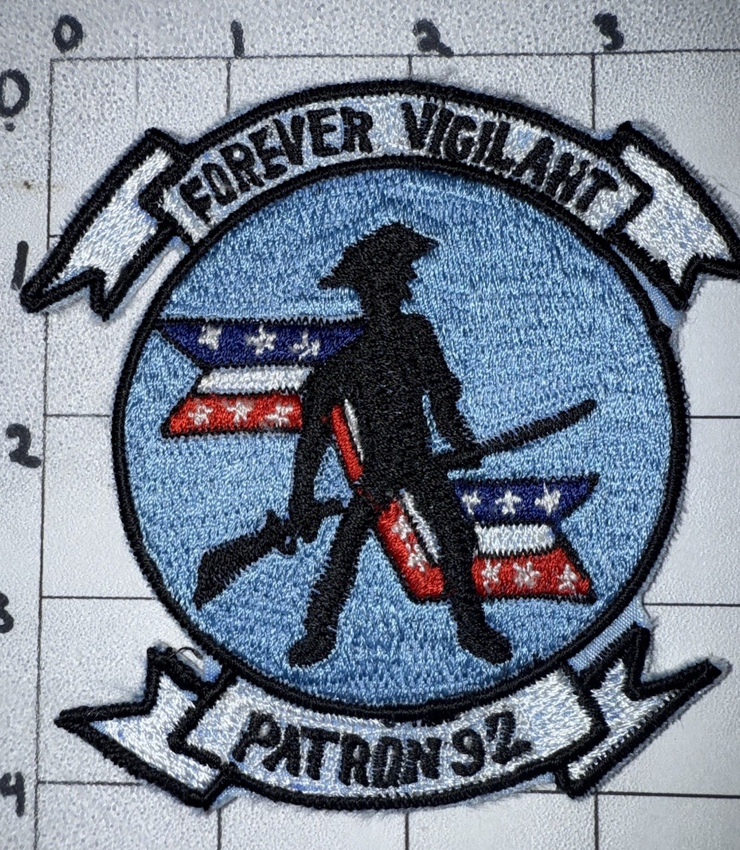1980S -GWOT ERA USN Navy Patrol Squadron 92 Patron 92 Forever Vigilant Patch (18