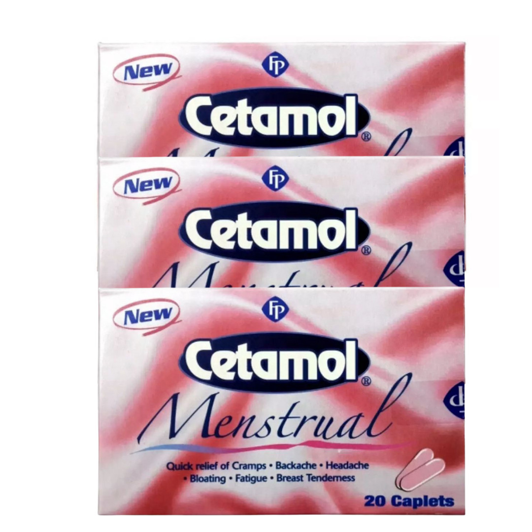 Cetamol Menstrual Tablets 20 TABS - Pack of 3