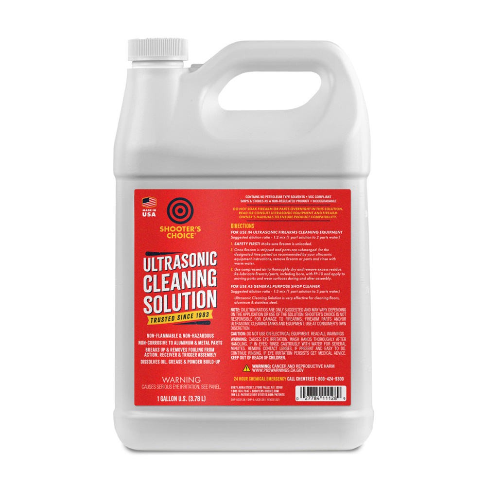 Shooter's Choice Ultrasonic Cleaning Solution for Firearms 1 Gallon [SHF-UCS128]