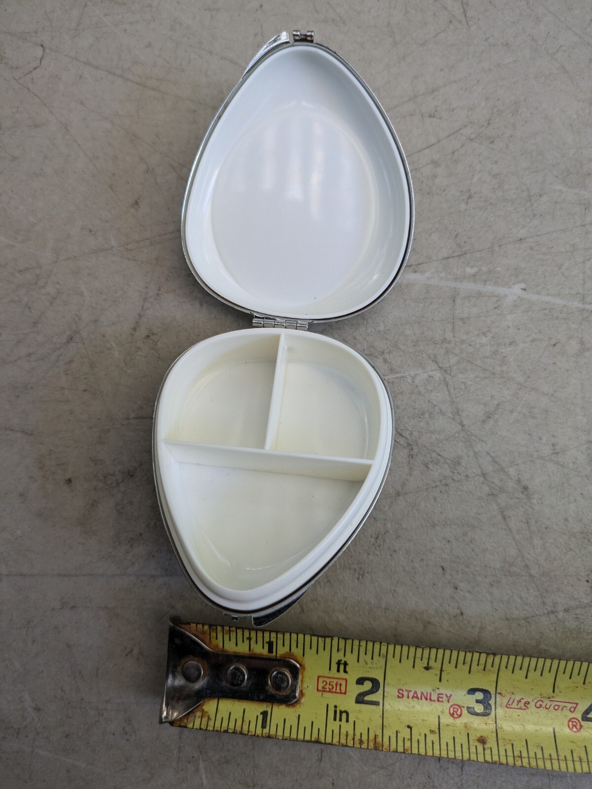 Lot of 4  Small Pill Container Pill Box with Compartments Lightweight