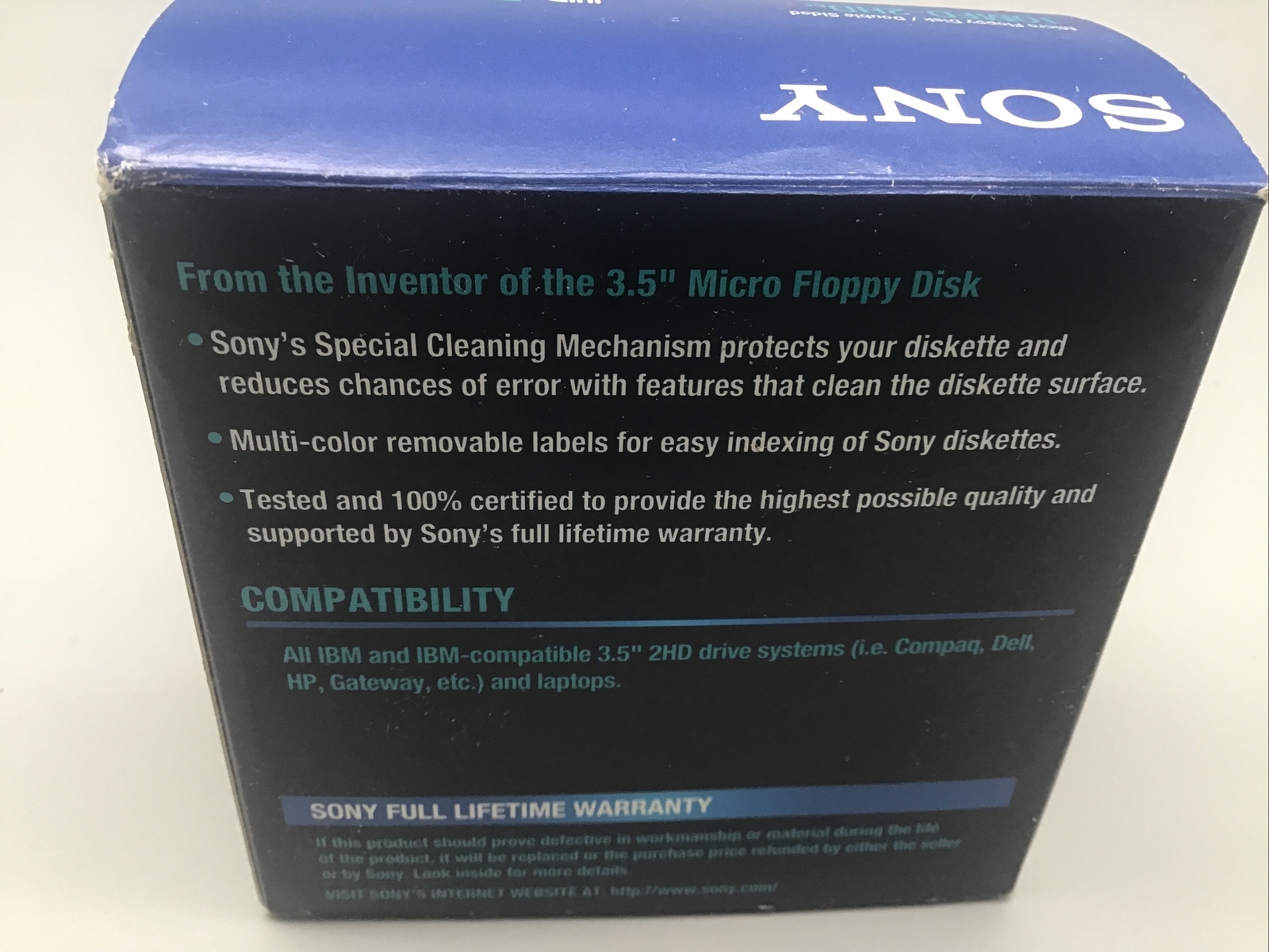 Sony 2HD IBM Formatted (1.44 MB) 3.5'' Diskettes ~10 Disk Pack