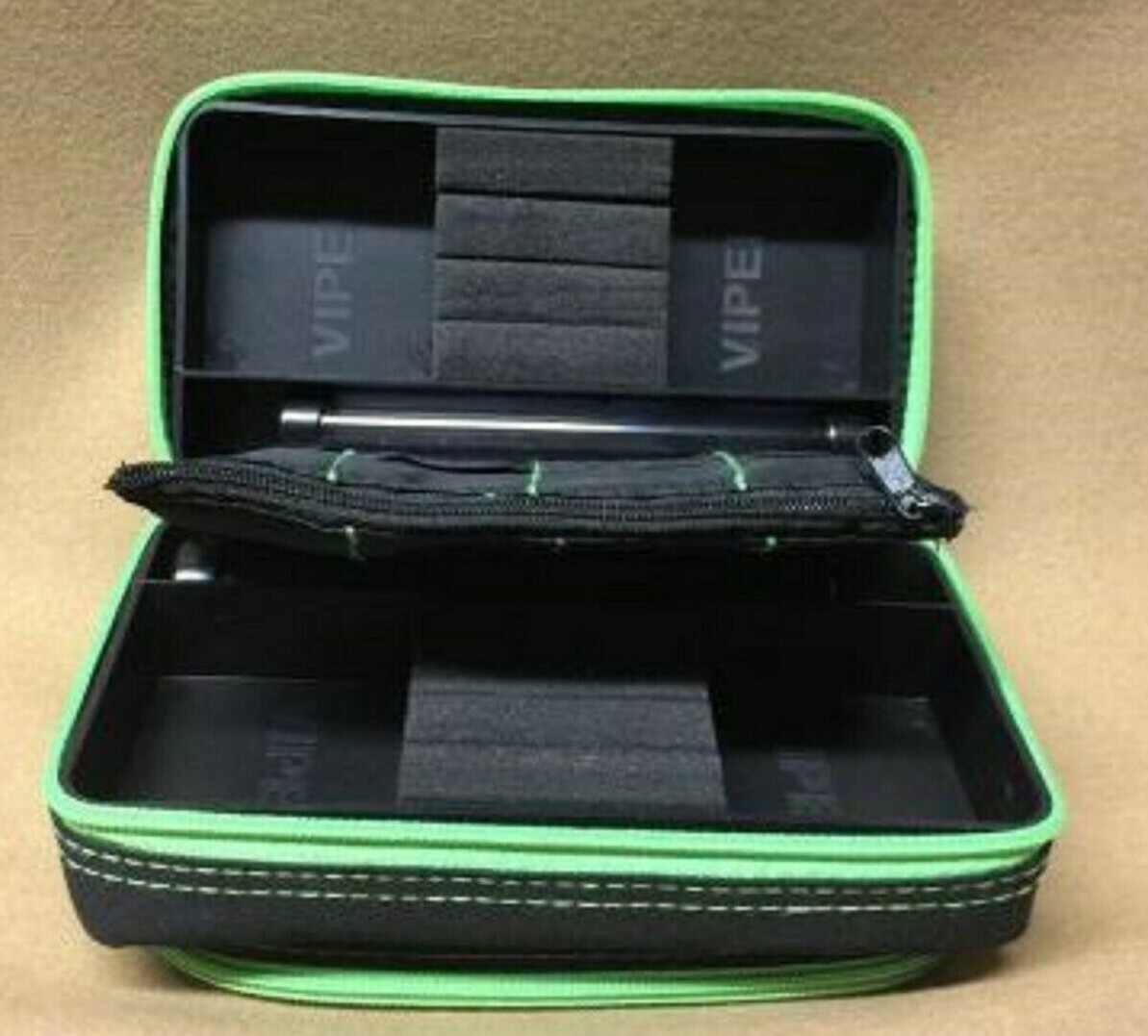 Casemaster Plazma Pro Dart Case Black w/ Green Trim and Phone w/ FREE Shipping