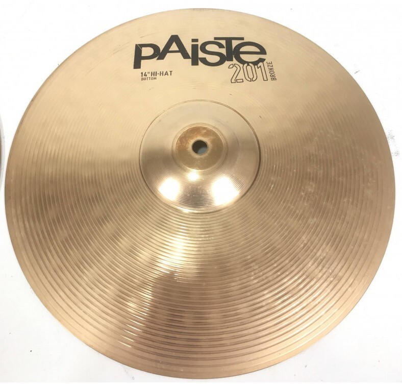 Paiste 201 Bronze Universal 14" Hi Hat Cymbal Bottom/New-Warranty/# CY0000154214