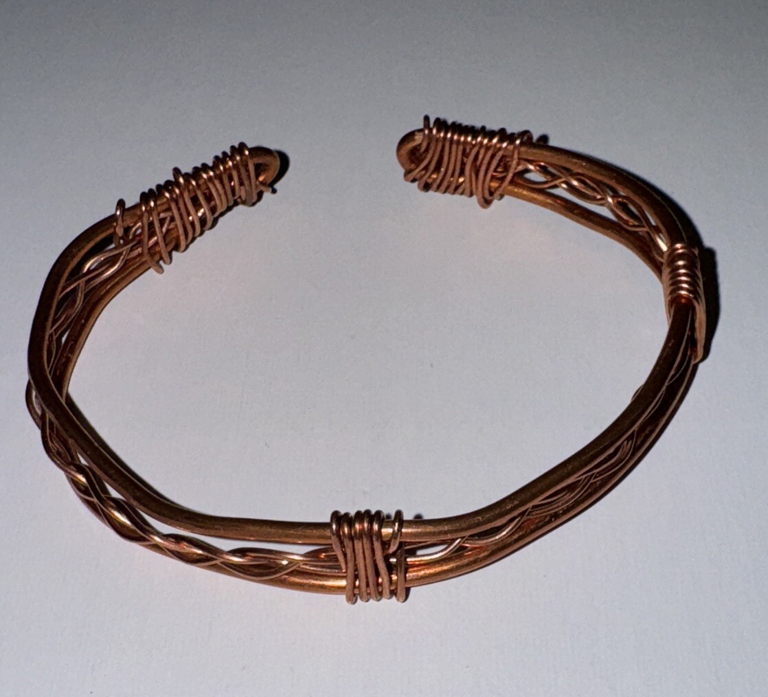 Handmade Cooper Bracelet - 18 Grams - #P11