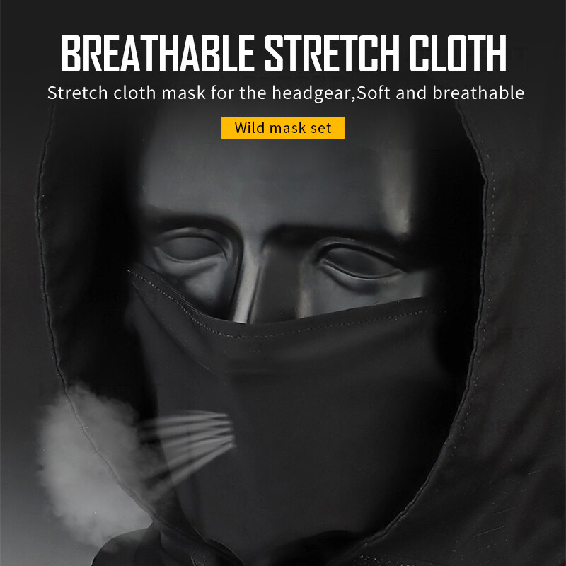 IDOGEAR Tactical Full Face Mask Protective Airsoft Mask Hood Hunting Headgear MC