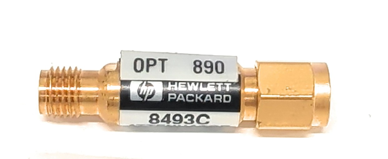 HP 8493C DC-26.5Ghz Coaxial Attenuator 20 dB Option 890 Male to Female