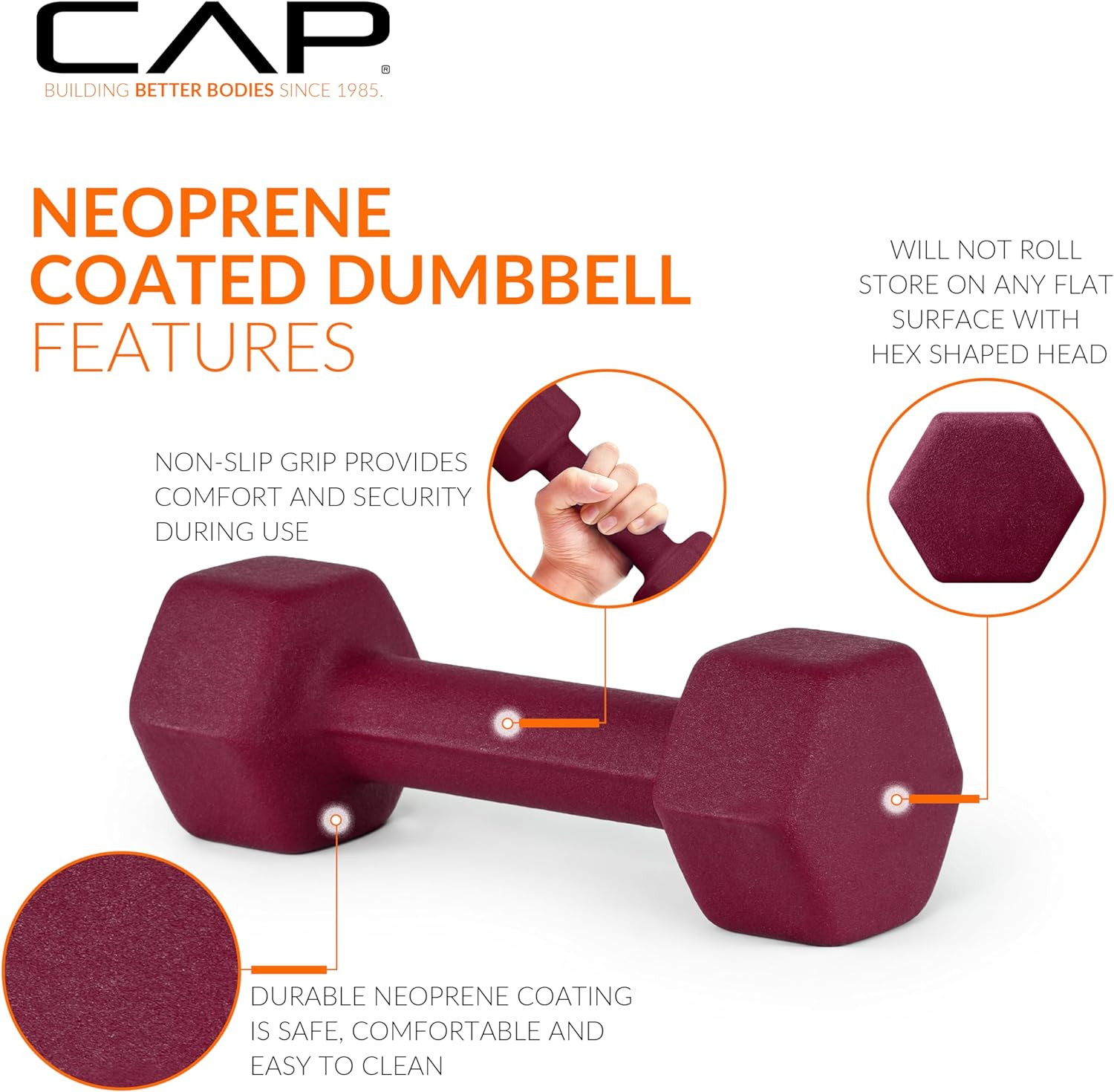 Barbell Neoprene Dumbbell Weights Pairs & Sets | Multiple Colors