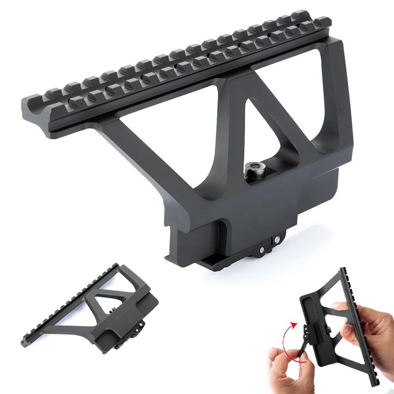 QD Side Rail Mount Red Dot Scope Mount 20mm Single Picatinny Scope Mount