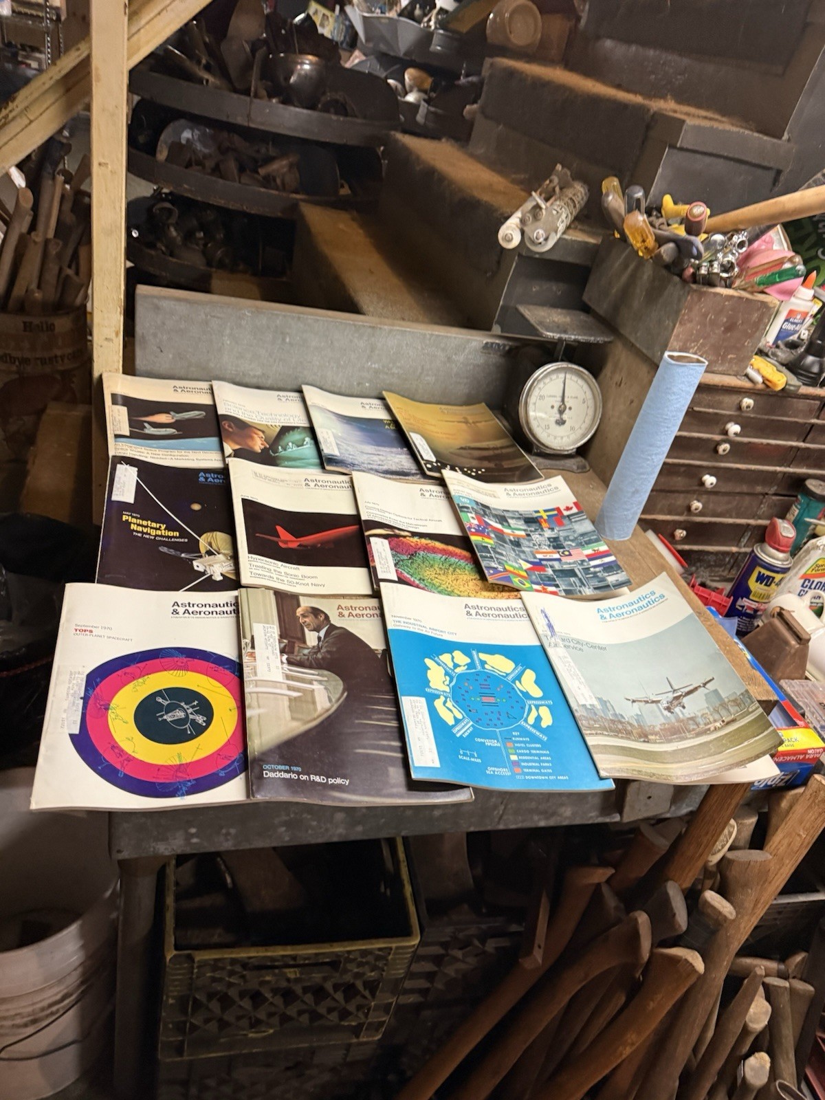 1970 Astronautics & Aeronautics NASA Space Rocket Moon Magazines 12 Issues Lot