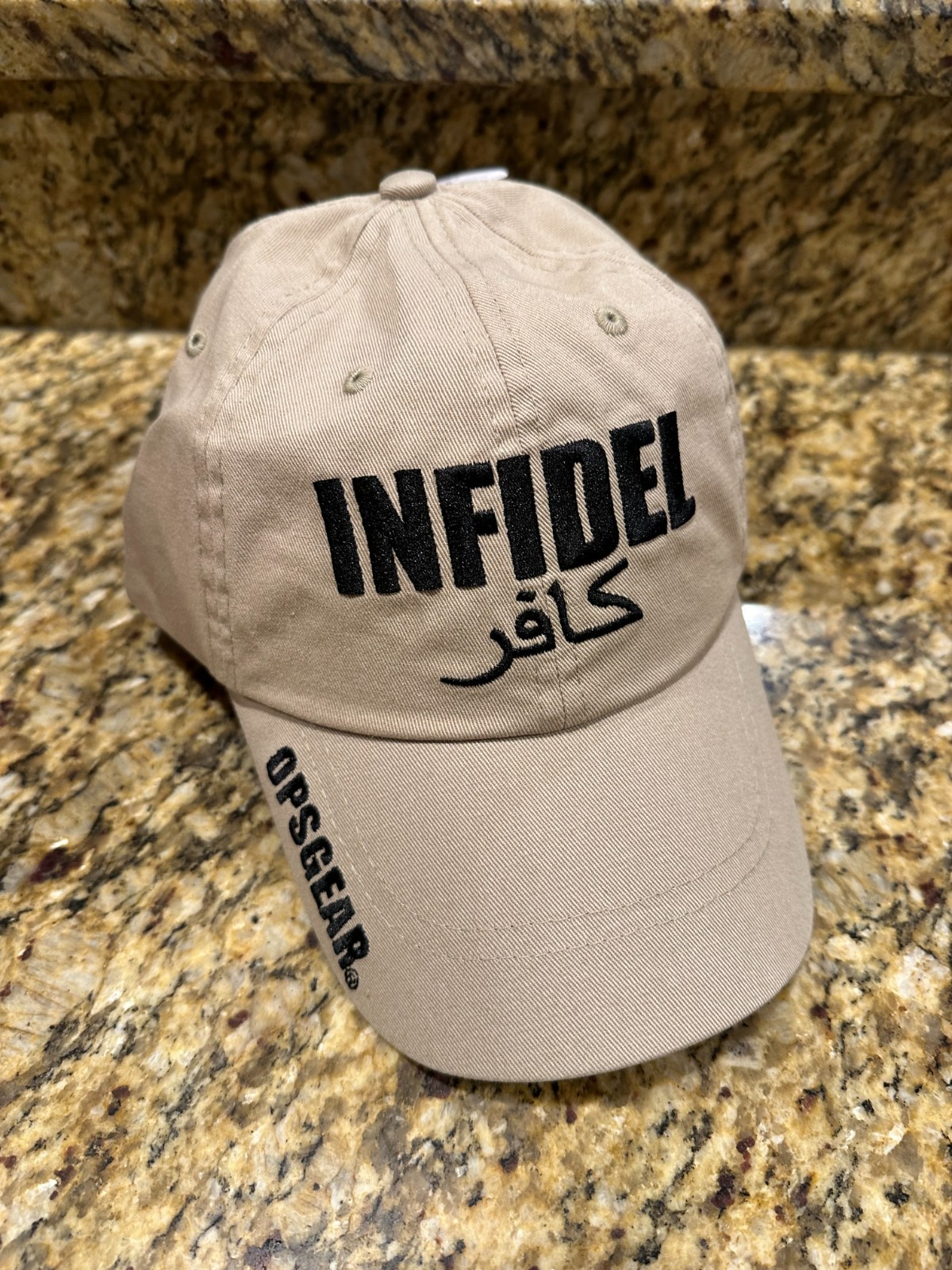 Infidel Khaki Baseball Cap Hat Tan Military Tactical BRAND NEW