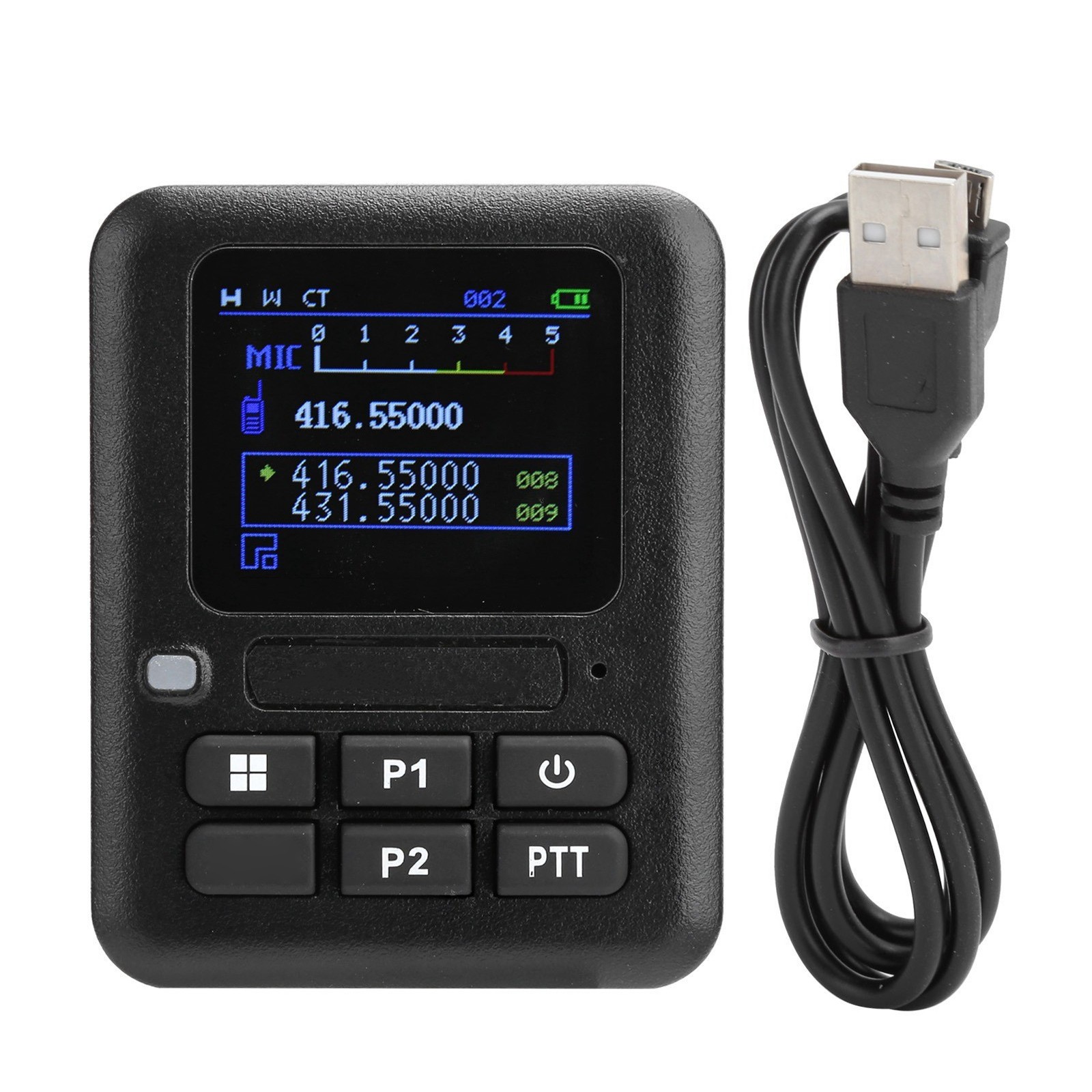 1*Walkie-talkie Small Decoder Mini Radio Frequency Meter Automatic Measuring