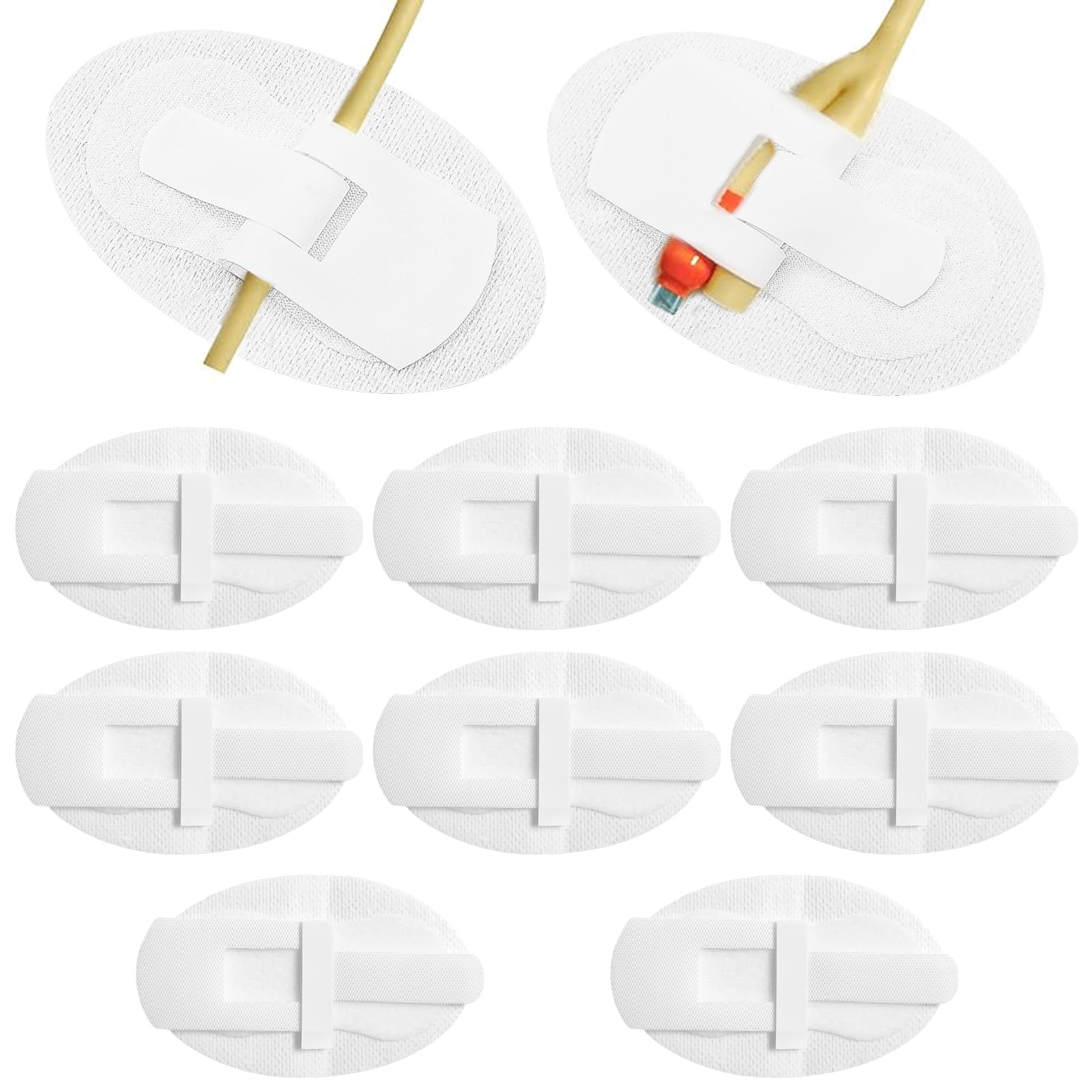 Catheter Stabilization Devices - 8 PCS Self-High Adhesive Catheter Holder, Ca...